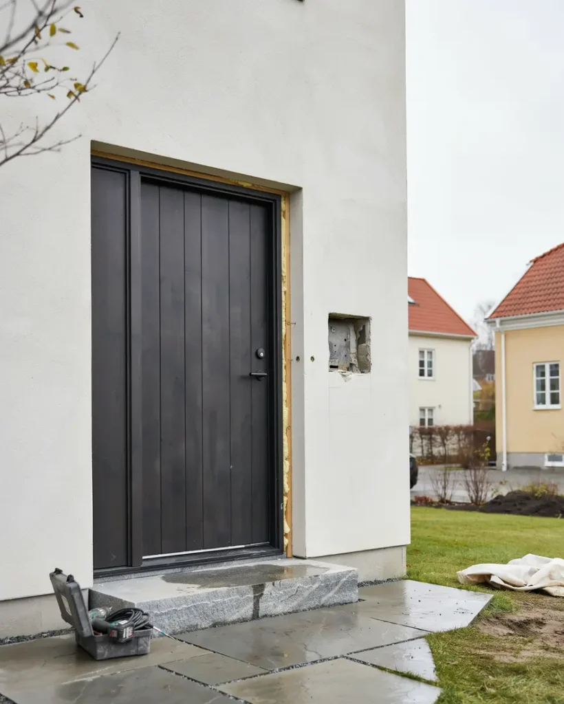 byta ytterd rr i villa s kerhet isolering och vad du b r t nka p f re montering