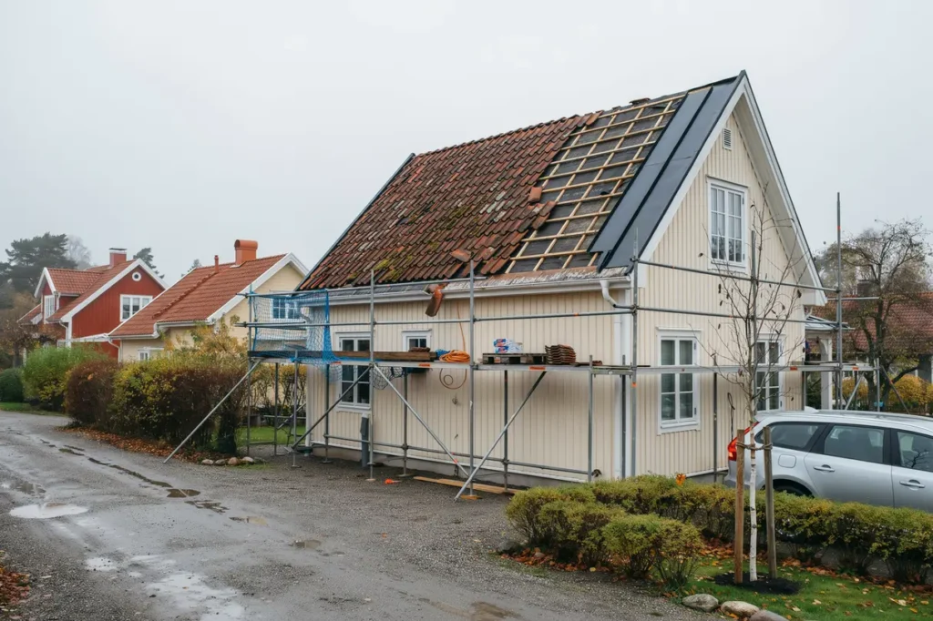 byta tak p villa tecken p att det r dags materialval och vad projektet kostar